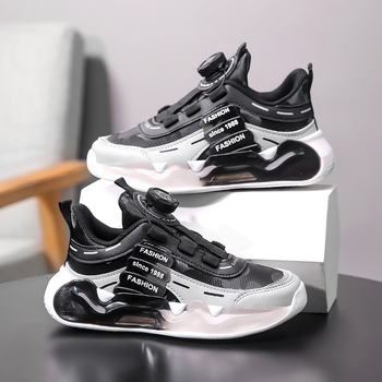 Παιδικά Παπούτσια Με Αγκράφα – Συνθετικό Δέρμα με Δίκτυο στην Άνω Επιφάνεια, EVA Σόλα, Αδιάβροχα και Ελαφριά, Καρτούν Σχέδιο