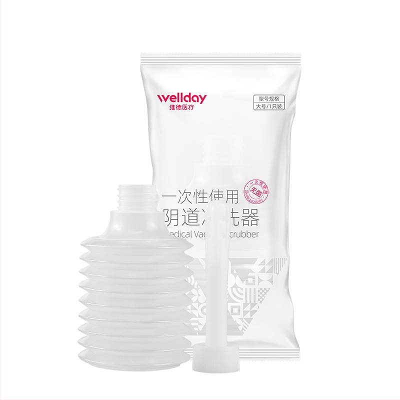 Вагинален ирригатор - еднократен, полиэтилен, капацитет 180ml, марка WELLDAY/Vader Medical