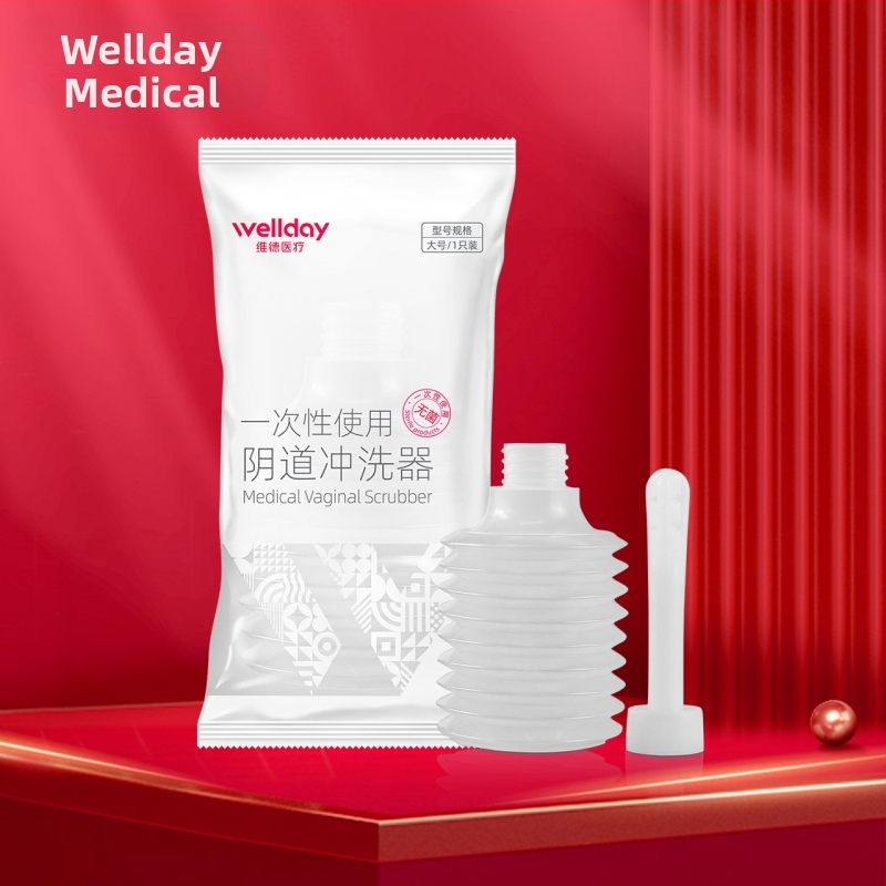 Вагинален ирригатор - еднократен, полиэтилен, капацитет 180ml, марка WELLDAY/Vader Medical