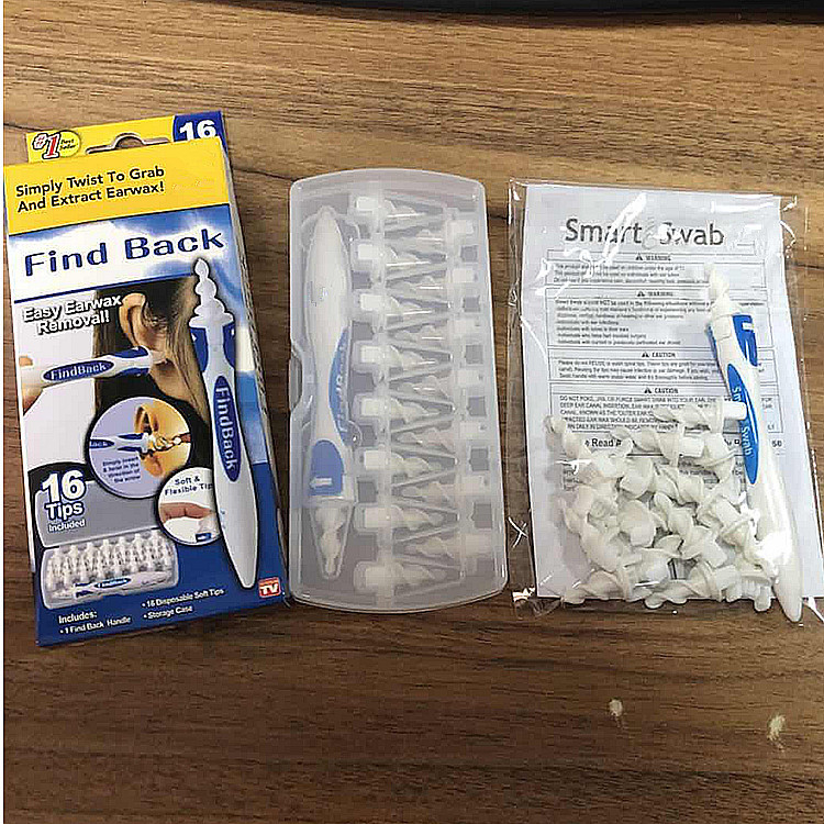 Σπειροειδές κουτάλι αυτιού από πλαστικό και σιλικόνη, μη φωτεινό, συσκευασία 120 τεμάχια, κατάλληλο για παιδιά και ενήλικες