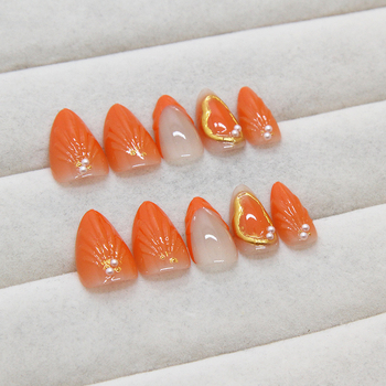 Αυτοκόλλητες ταινίες νυχιών για μανικιούρ – αφαιρούμενες, γαλλικό στυλ, κάθετος μοτίβο, 30 τεμάχια