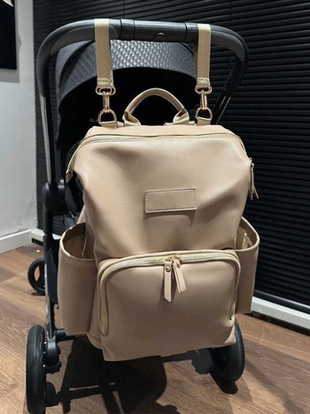 Τσάντα μαμά-μωρού μεγάλης χωρητικότητας, PU ύλη, PU επένδυση, για οικιακή αποθήκευση, Φθινόπωρο 2024