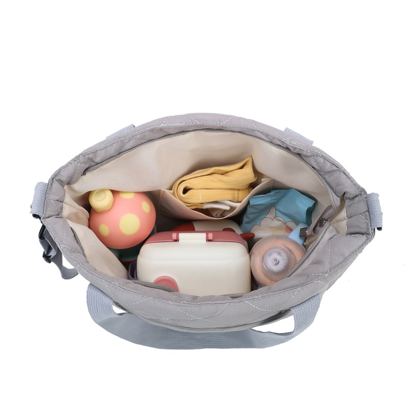женска tote чанта с изолация за съхранение на мляко – голям капацитет, лека, Oxford плат, кръгъл презрамък