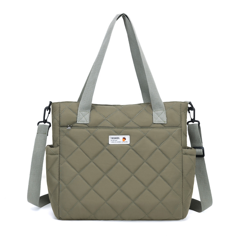 женска tote чанта с изолация за съхранение на мляко – голям капацитет, лека, Oxford плат, кръгъл презрамък