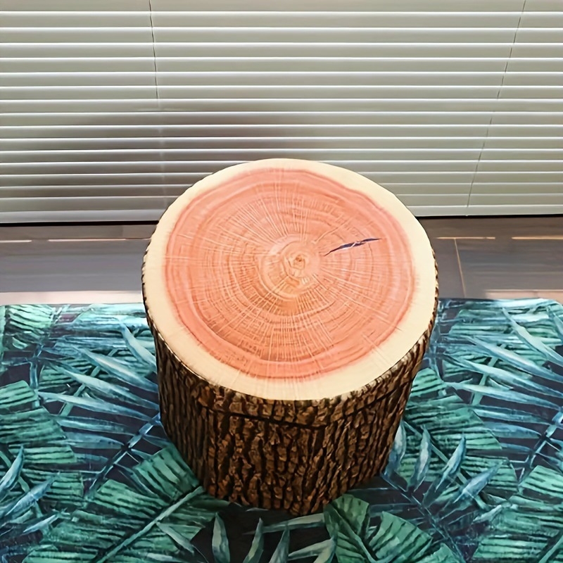 Съхранителен табурет с текстилна тапицерия, сгъваем дизайн, октогонална колона, капацитет 27 л, товароносимост 80 кг