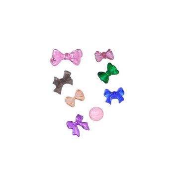 Dijelovi za nokte od smole – uzorci Mašna i Leptir, serija Bow nail accessories, Branda 7N7