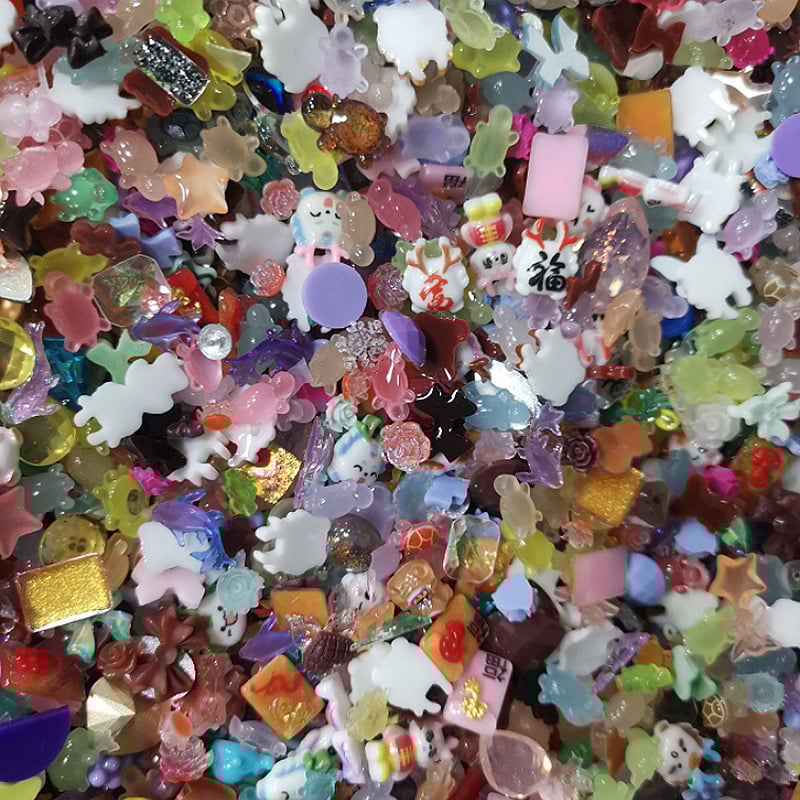 Dijelovi za nokte od smole – uzorci Mašna i Leptir, serija Bow nail accessories, Branda 7N7