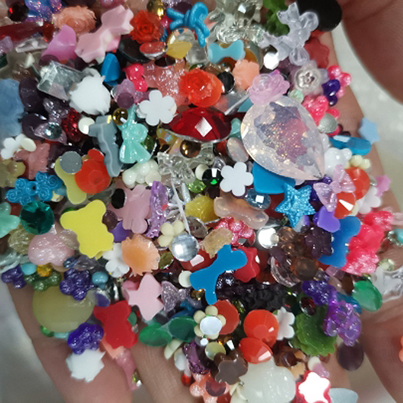 Dijelovi za nokte od smole – uzorci Mašna i Leptir, serija Bow nail accessories, Branda 7N7