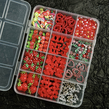 DIY set za nokte od smole — Princeza serija, dizajni Ljubav i Mašna, set od 12 kutija, OEM privatna marka