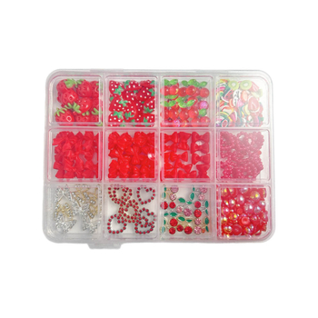 DIY set za nokte od smole — Princeza serija, dizajni Ljubav i Mašna, set od 12 kutija, OEM privatna marka