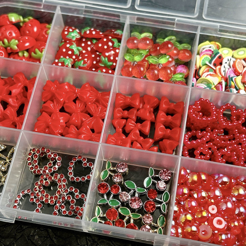 DIY set za nokte od smole — Princeza serija, dizajni Ljubav i Mašna, set od 12 kutija, OEM privatna marka