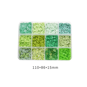 3D smoleni elementi za nokte s listovima, serija Leaves, uzorak 4134888