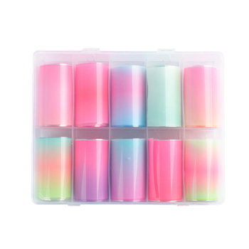 Naljepnice za nokte, serija Starry Sky Paper, uzorak Candy, retro stil, PET materijal, brend Full Beauty