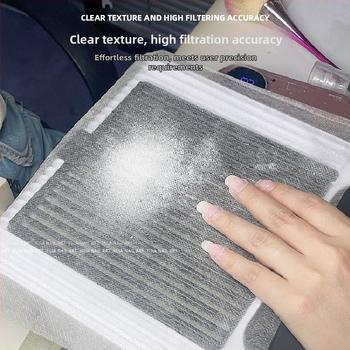 Βαμβακερός φίλτρος συλλογής σκόνης για μανικιούρ, 100 φύλλα, χαρτί φιλτρου για ηλεκτρική σκούπα, Lorossi