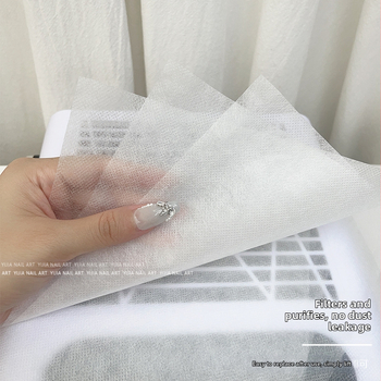 Βαμβακερός φίλτρος συλλογής σκόνης για μανικιούρ, 100 φύλλα, χαρτί φιλτρου για ηλεκτρική σκούπα, Lorossi