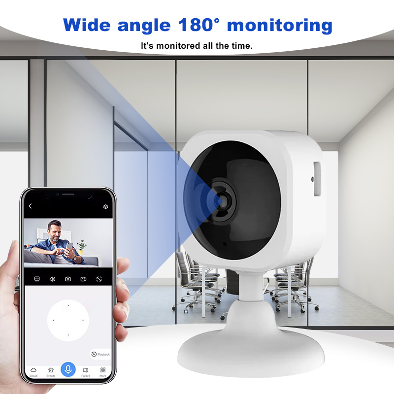 Kūdikio stebėjimo kamera 1080p, dvikryptis gars, 3.6mm objektyvas, naktinis matymas 10m, vidaus naudojimui