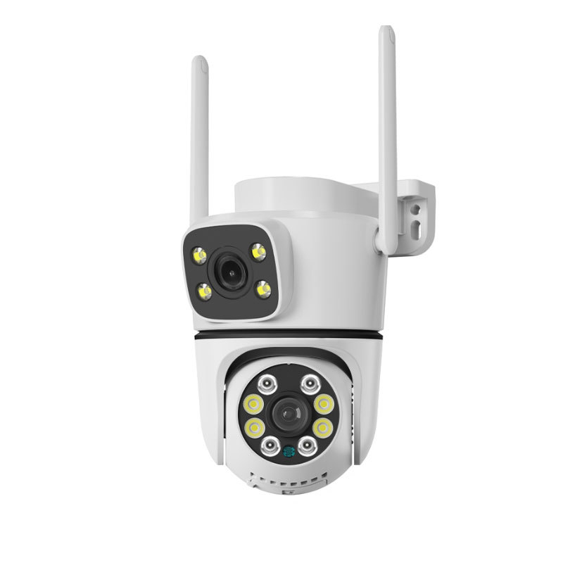 Сферична WiFi камера за наблюдение, 1080P HD, нощно виждане, вътрешно/външно използване, отдалечен достъп през мобилен телефон