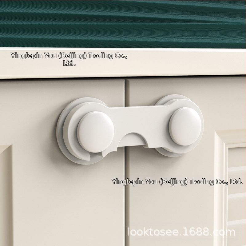 Daugiafunkcinis vaikų apsauginis užraktas, apsauga nuo prispaudimo, tinkamas stalčiams, spintelėms ir šaldytuvo durelėms — Looktosee