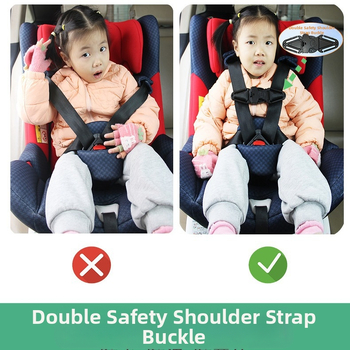 Презрамка за рамо към бебешки и детски седалки с пластмасово-стоманена закопчалка – персонализируема