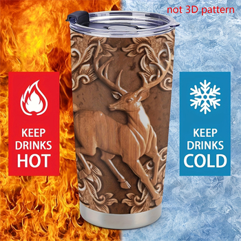 Auto termoskruus: sisemine 304 roostevabast terasest, välimine 201 roostevabast terasest, vaakumisolatsioon 0-6 tundi, logos trükimise võimalus 3D-trükiga