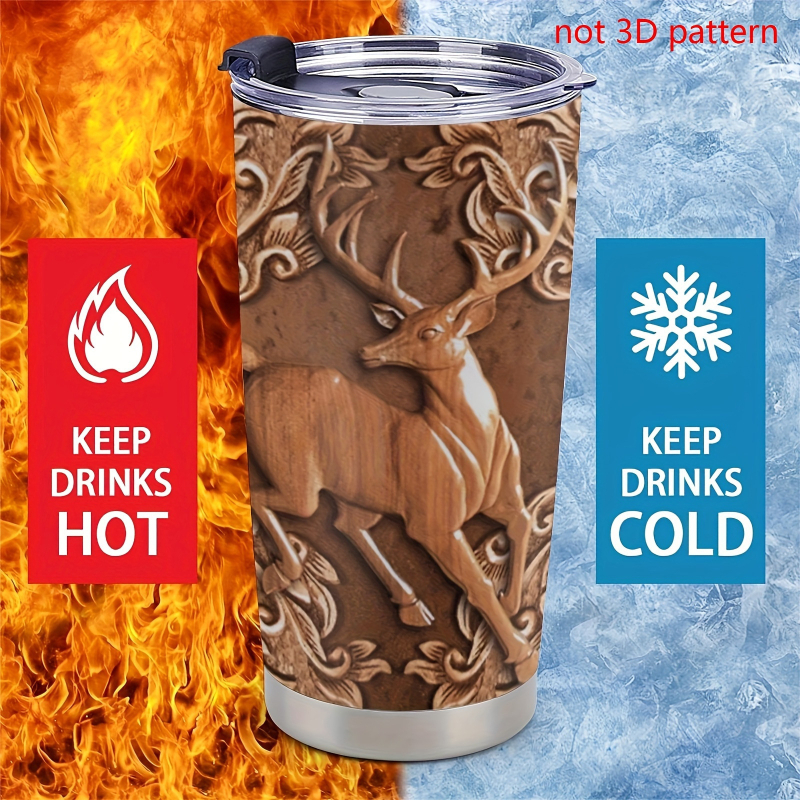 Auto termoskruus: sisemine 304 roostevabast terasest, välimine 201 roostevabast terasest, vaakumisolatsioon 0-6 tundi, logos trükimise võimalus 3D-trükiga