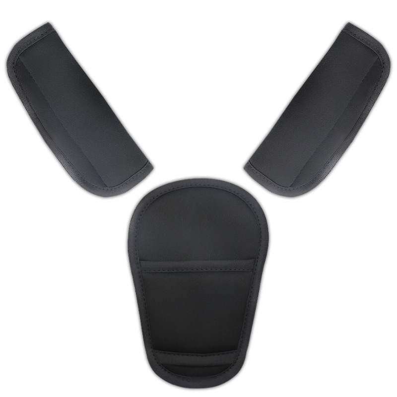 Bērnu drošības josta plecu spilventiņš – poliestera materiāls, plecu aizsardzība, piemērots bērniem, piemērots bērnu ratiņiem un bērnu sēdvietām