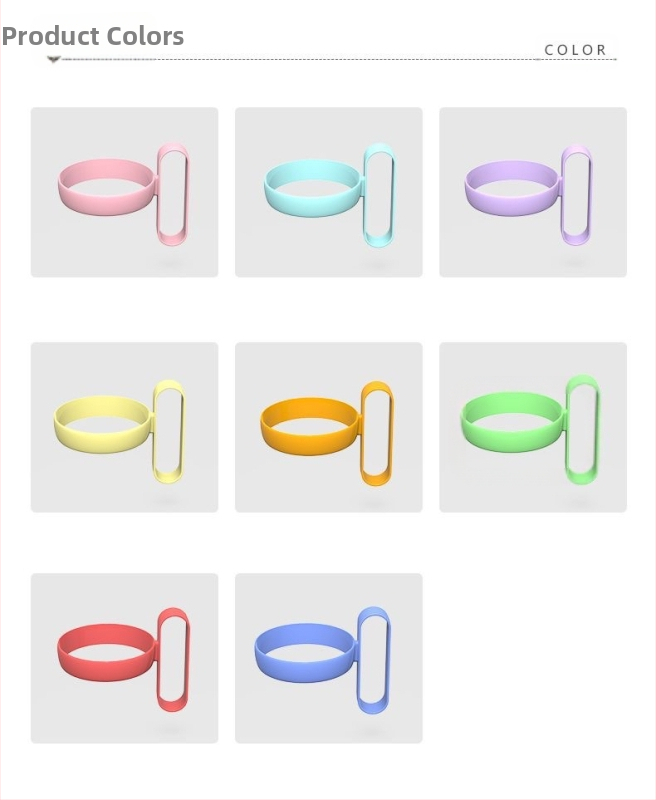 Vienkartinis plastikinis puodelio laikiklis popieriniams puodeliams su šilumine izoliacija ir dideliu rankena