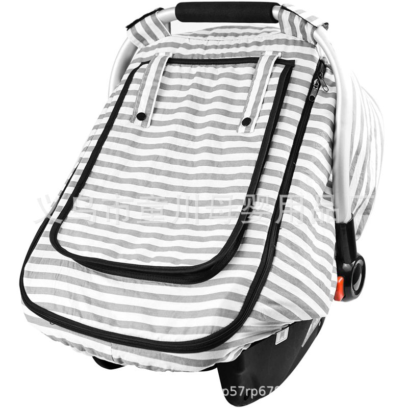 Калъф за детска количка, полиестер и велур, не е внос