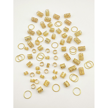 Αξεσουάρ μαλλιών από κράμα με ηλεκτροπλατίωση, πλαϊνό κλιπ, καταγωγή Yiwu, Καλοκαίρι 2024, χιπ-χοπ στυλ