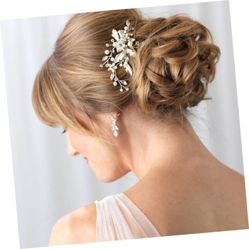 Καρφί μαλλιών από κράμα με μαργαριάρια και διαμάντια, εντοιχισμένη, πλευρικό κλιπ, αξεσουάρ μαλλιών για γυναίκες, κορεατικό στυλ