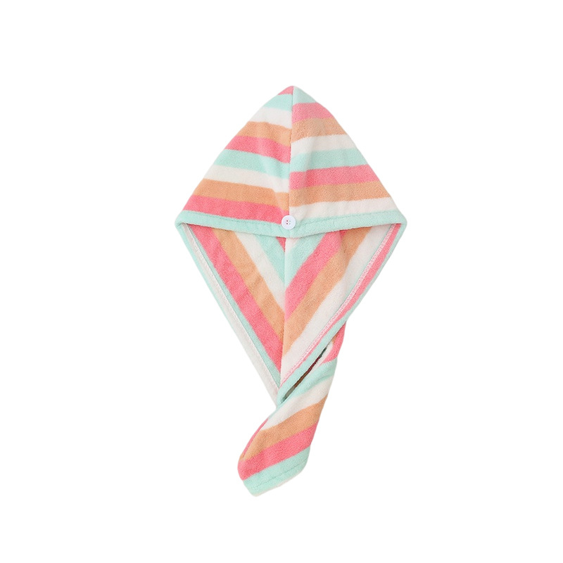 Yipin Qiao Tai koralinis flisas plaukų džiovinimo kepurė moterims, 80–99 g, siūlai 32, pritaikytas apdorojimas