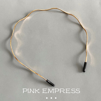 Zhuncen μεταλλική κορδέλα μαλλιών με κυματοειδές σχέδιο, ηλεκτροπλατινωμένη, αξεσουάρ κεφαλιού για γυναίκες