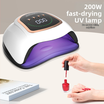 Nagu lampa ar 42 UV LED diodēm, 200W, profesionālai lietošanai