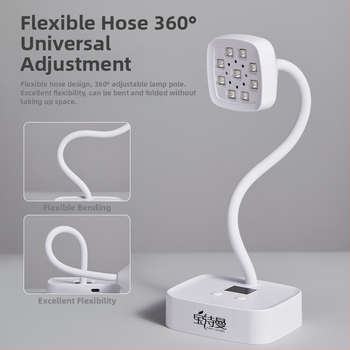 Stoliskā manikīra lampa ar enerģijas uzglabāšanu un indukciju, sensorvadība, 27W, modelis 223