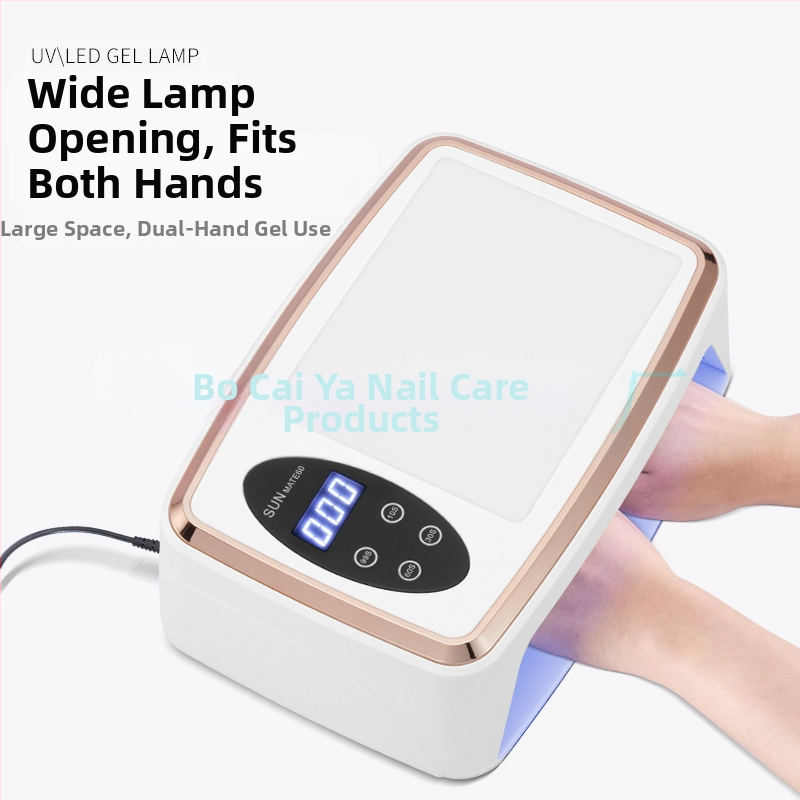 Маникюрна LED лампа Mate-60 фототерапия, 380W, 90 LED