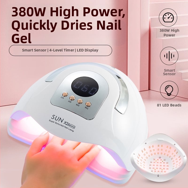 Painting Finger SUNX26 nešiojama didelės galios nagų lemputė greitam gelio lako džiūvimui