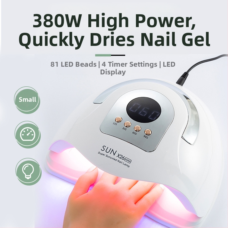 Painting Finger SUNX26 pārnēsājamā augstas veiktspējas nagu gēla lampiņa ātrai žāvēšanai