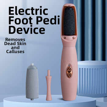 Kaasa võetav elektriline jala lihvimistööl pikkade käepidemetega, laaditav, ABS korpus, ovaalne lihvimiskivi, karp 120 tk