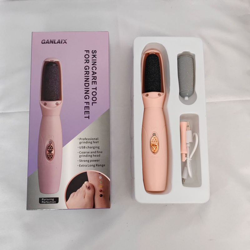 Kaasa võetav elektriline jala lihvimistööl pikkade käepidemetega, laaditav, ABS korpus, ovaalne lihvimiskivi, karp 120 tk