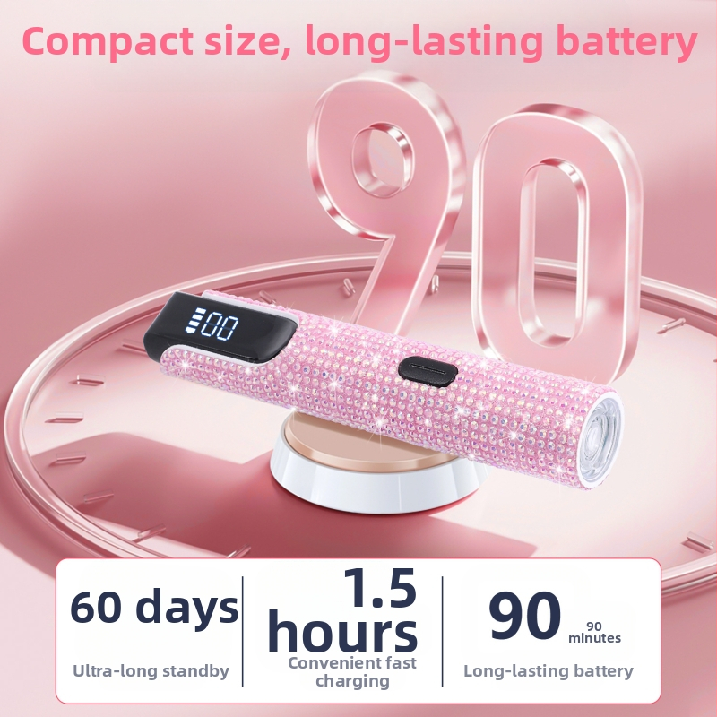 Маникюр UV LED лампа за гел лак – ръчна, преносима, захранвана с батерия, модел J10 Diamond Word Light