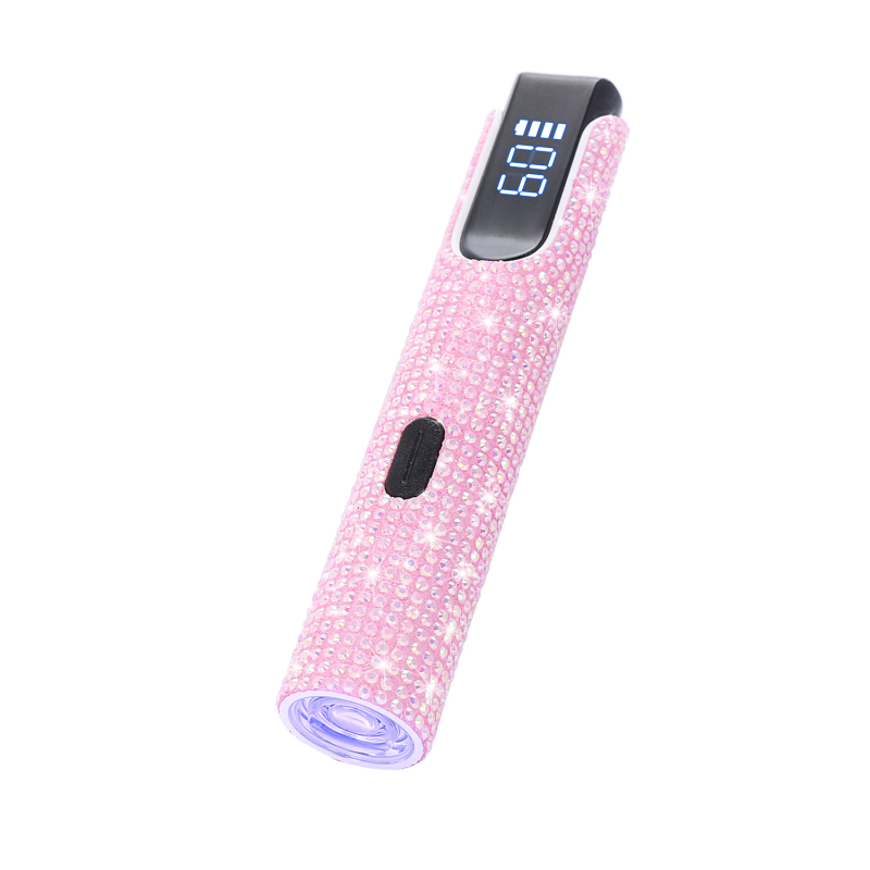 Nagu UV LED lemputė geliniams nagams – nešiojama, rankinė, su baterijomis, modelis J10 Diamond Word Light