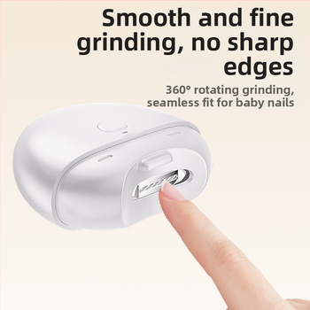 Ηλεκτρικός κόφτης νυχιών με αντι-πιτσιλίσματα για μανικιούρ χεριών και ποδιών, πλήρως αυτόματος λίμα νυχιών, κατάλληλος για βρέφη, μικρά παιδιά και ηλικιωμένους (Υλικό: Πλαστικό + Ανοξείδωτο ατσάλι; Χρήση: Οικιακή; Στυλ: Οικιακό; Μάρκα: Ginseng fruit)