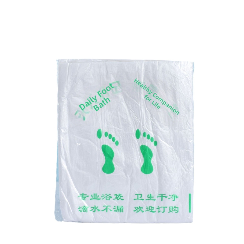 Fengfeng еднократна торбичка за вана на крака, прозрачен пластмасов материал, изолационна функция, дебелина 2, срок на годност 365 дни