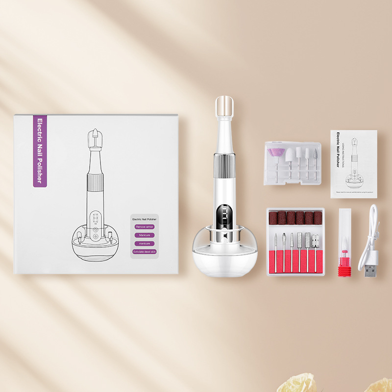 USB nešiojama nagų poliravimo mašina – elektrinis manikiūro įrankis, modelis HY, vietinis ženklas