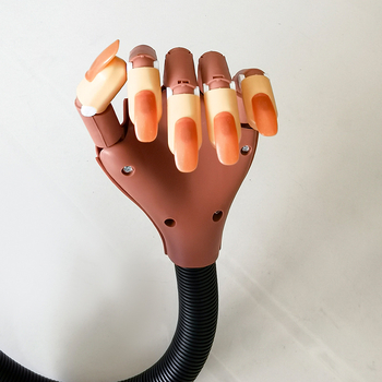 Μοντέλο χεριού πρακτικής μανικιούρ με ευέλικτο σχεδιασμό — υλικά ABS, PP, PA, TPE; βάρος 621,5 g.