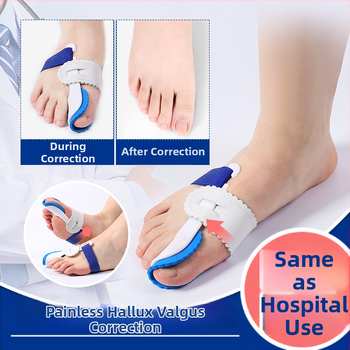 Hallux valgus korektors kreisajai un labajai kājai – PVC ortoze pieaugušajiem, visu sezonu lietošanai