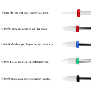 Σετ κεφαλών λιμάρισματος νυχιών, 10 τεμάχια, πλαστικά, καθαρό βάρος 63 g, προέλευση Γκουαντζού