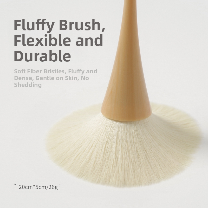 Четка за прах за нокти, JMOFO, дълга дръжка, меки власинки, домашна марка