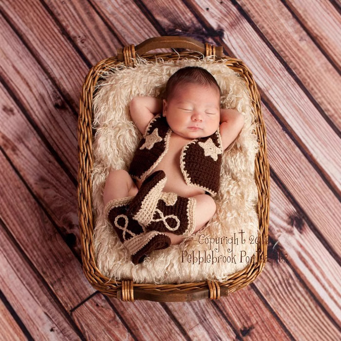 Highwood костюм за новородени за студийни снимки, унисекс, две части с обувки, памучно-смесена тъкан