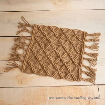 Αξεσουάρ φωτογράφισης νεογέννητων — μποέμ φούντες, ρετρό στυλ, χαλάκι από ύφασμα, διακοσμητικό σκηνής